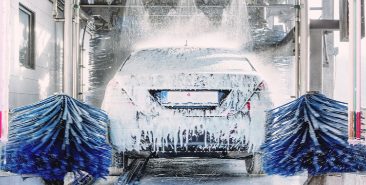 Culligan van on site.