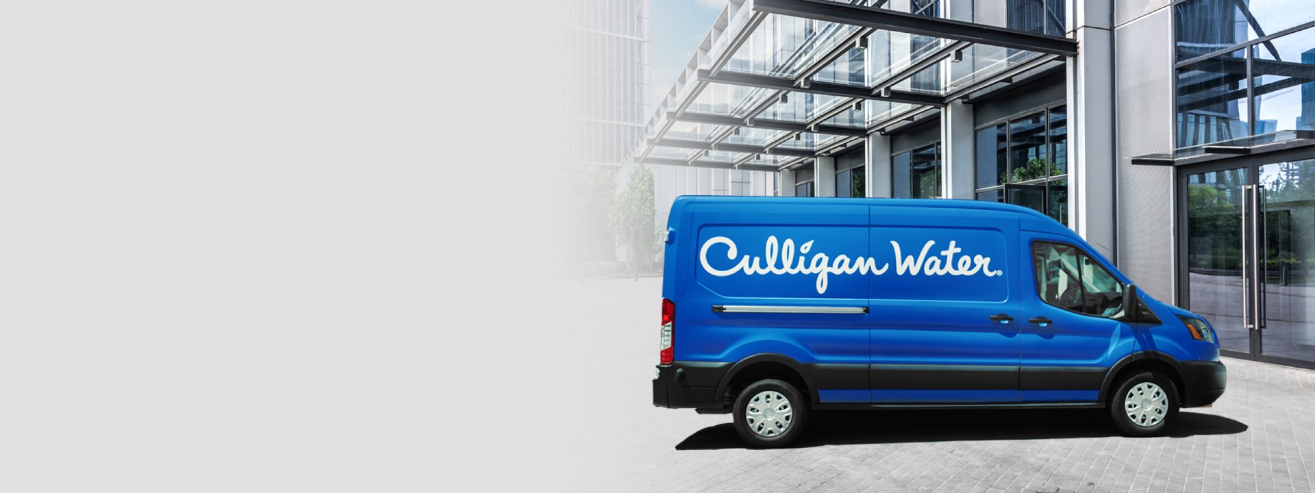 Culligan van on site.
