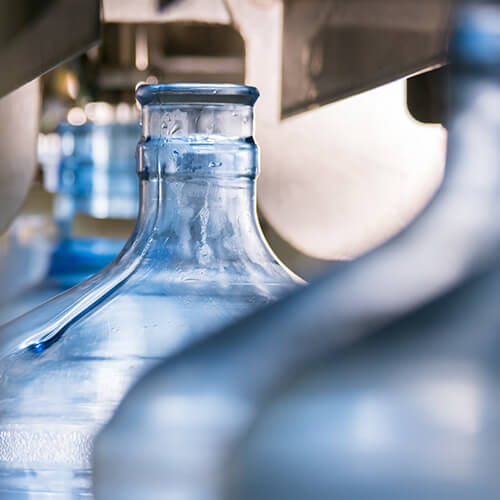 Culligan bottled water delivery service jugs