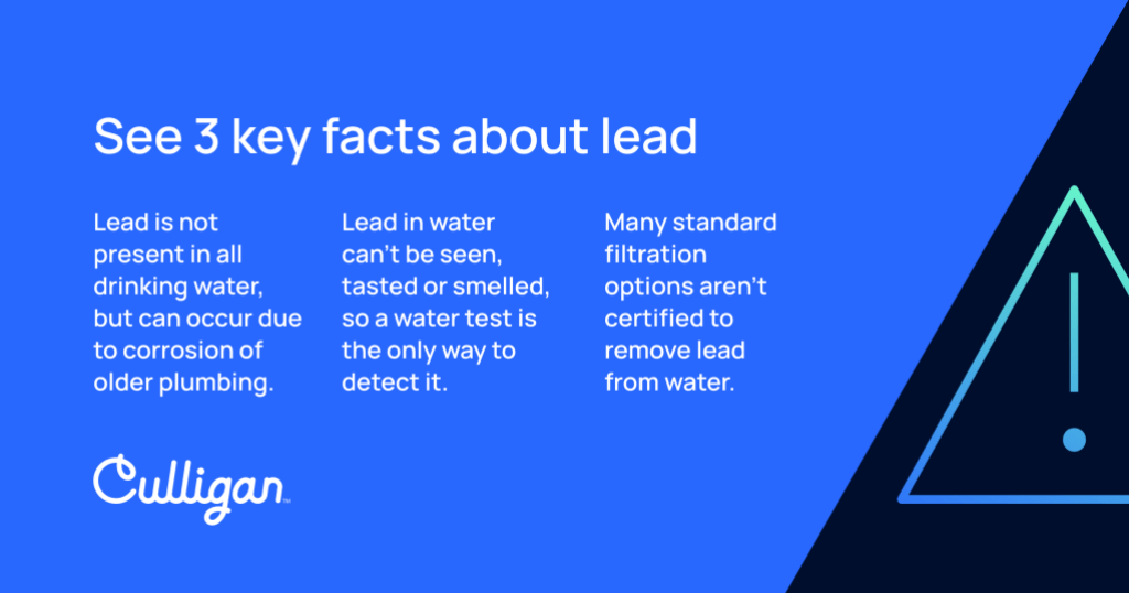 3 facts about lead in water